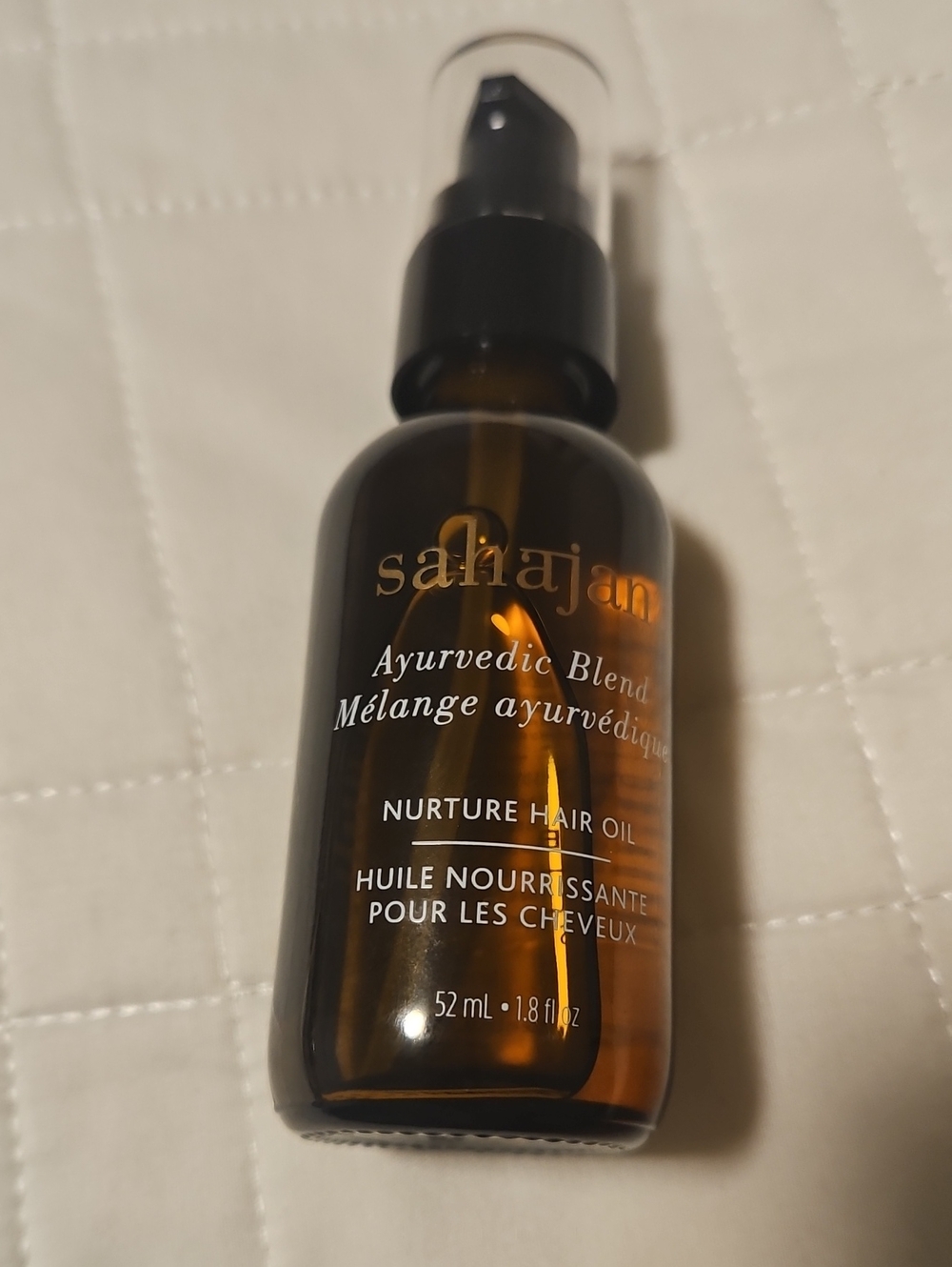 Ayurvedic Blend Nurture Hair Oil - Amber Nourishing Hair Serum Used Once